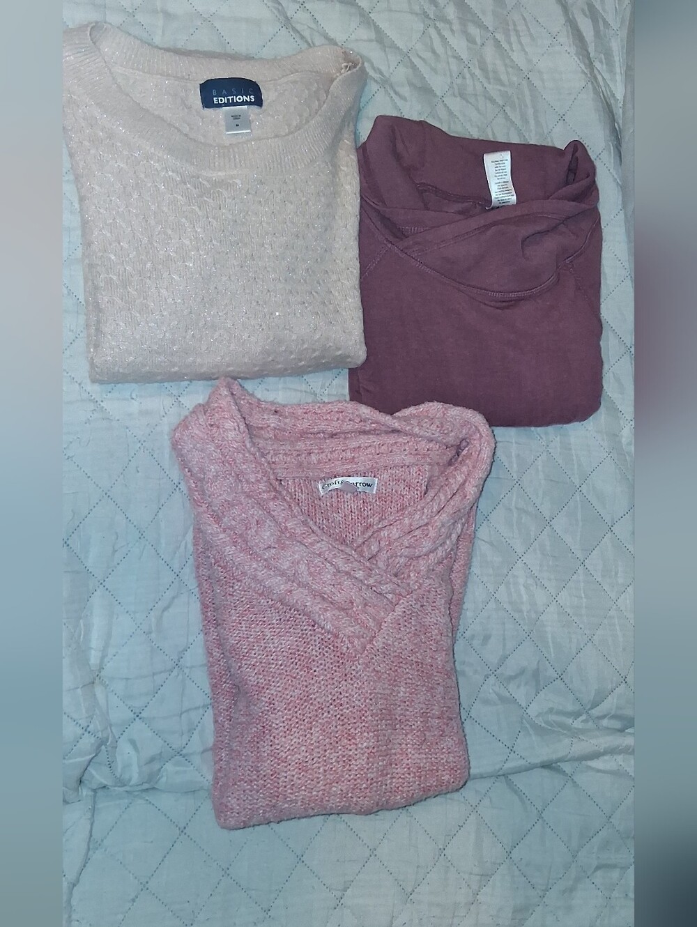 3 Pcs Women's Long Sleeve Blouse